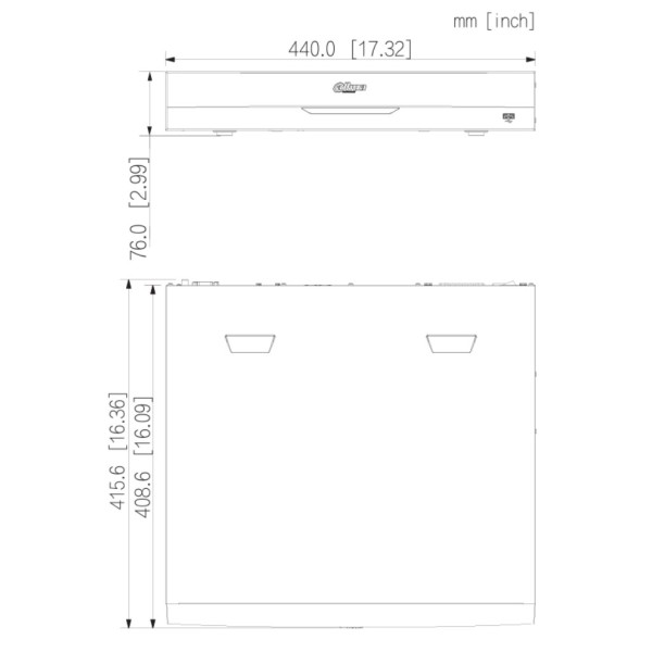 Comprar DAHUA NVR5464-EI2 NVR 64ch 444Mbps H265 2xHDMI 4HDD E/S AI