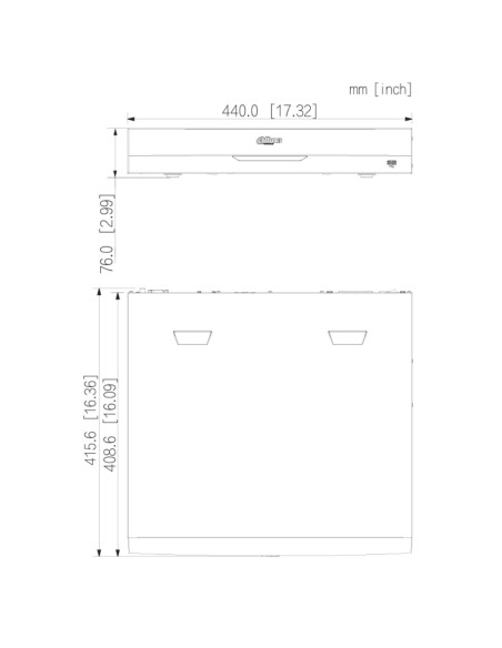 Comprar DAHUA NVR5464-EI2 NVR 64ch 444Mbps H265 2xHDMI 4HDD E/S AI