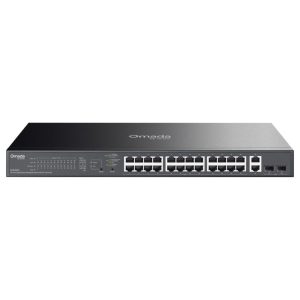 Acquista switch TP-LINK ES228GP Omada 28 porte Gigabit con 24 porte PoE+ gestibile
