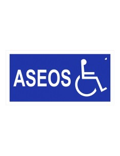 Acheter IMPLASER OB34 Panneau toilettes pour personnes handicapées 30x15 cm