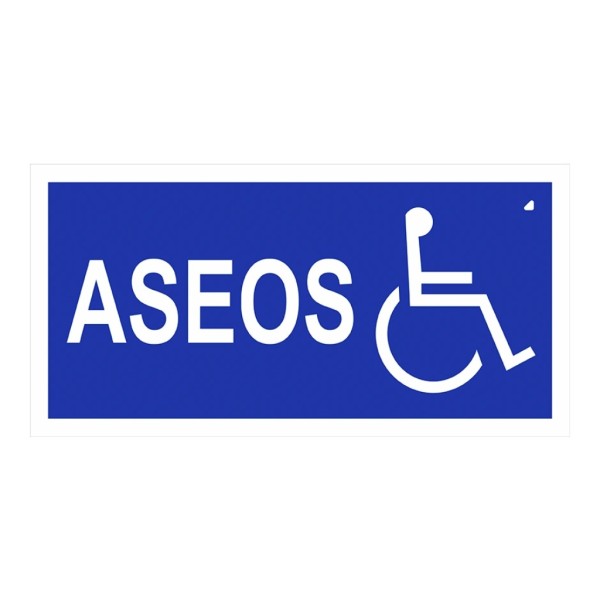 Acheter IMPLASER OB34 Panneau toilettes pour personnes handicapées 30x15 cm