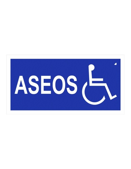 Acheter IMPLASER OB34 Panneau toilettes pour personnes handicapées 30x15 cm