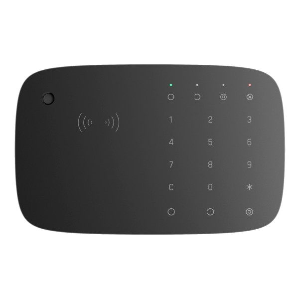Comprar AJAX KEYPAD-COMBI-BL Ajax KeyPad Combi. Teclado táctil inalámbrico con sirena compatible con tarjetas y mandos cifrados.