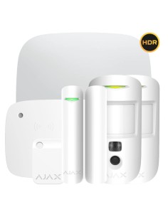 Acheter AJAX HUB2KIT4G-DP-PRO-KPD-HDR-WH1 Kit Ajax blanc. Hub2 4G + 2MotionCam-HDR + DoorProtectPlus + KeyPadCombi + Tag
