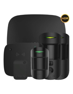 Comprar AJAX HUB2KIT4G-MP-PHOD-KPD-HDR-BL Kit Ajax negro. Hub2 4G + 2MotionCam HDR PHOD + MotionProtect + KeyPadCombi + Tag