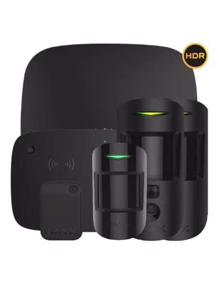 Comprar AJAX HUB2KIT4G-MP-PHOD-KPD-HDR-BL Kit Ajax negro. Hub2 4G + 2MotionCam HDR PHOD + MotionProtect + KeyPadCombi + Tag