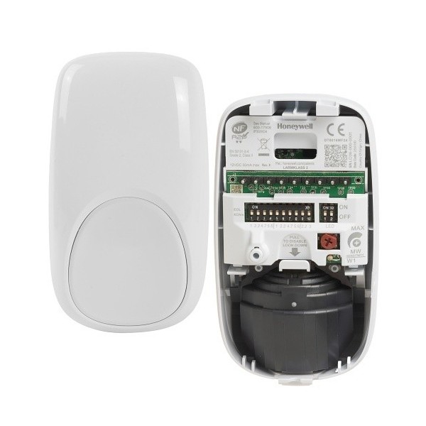 Acheter HONEYWELL INTRUSION HONEYWELL-INT-1 Détecteur volumétrique, capteur de mouvement DUAL TEC, portée de 16 m, 24 GHz DT8016