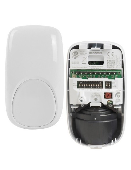 Acheter HONEYWELL INTRUSION HONEYWELL-INT-1 Détecteur volumétrique, capteur de mouvement DUAL TEC, portée de 16 m, 24 GHz DT8016