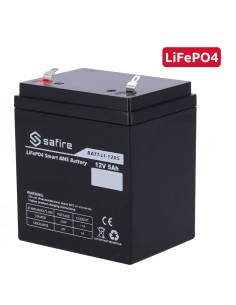 Comprar SAFIRE BATT-LI-1205 Batería recargable - Litio LiFePO4 - Tensión 12V - Capacidad 5Ah - 3000 ciclos - 90 (An) x 101 (Al) 