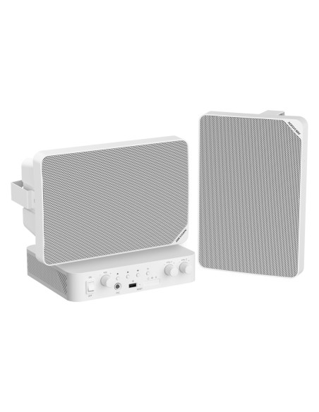 Comprar HIKVISION DS-QAE1KA80120-2 Kit de audio - Amplificador 80 W - 2 x Altavoces 20 W - Potencia (8 ): 20 W - Potencia (70 / 