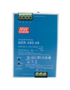 Acheter HIKVISION NDR-480-48 Alimentation industrielle Hikvision - Puissance de sortie maximale haute capacité 480 W -