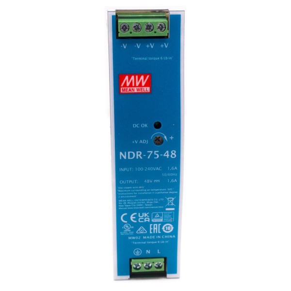 Acheter HIKVISION NDR-75-48 Alimentation industrielle de Hikvision - Puissance de sortie jusqu’à 76,8 W - Alimentation cont