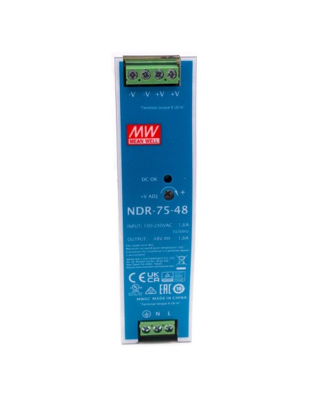 Acheter HIKVISION NDR-75-48 Alimentation industrielle de Hikvision - Puissance de sortie jusqu’à 76,8 W - Alimentation cont