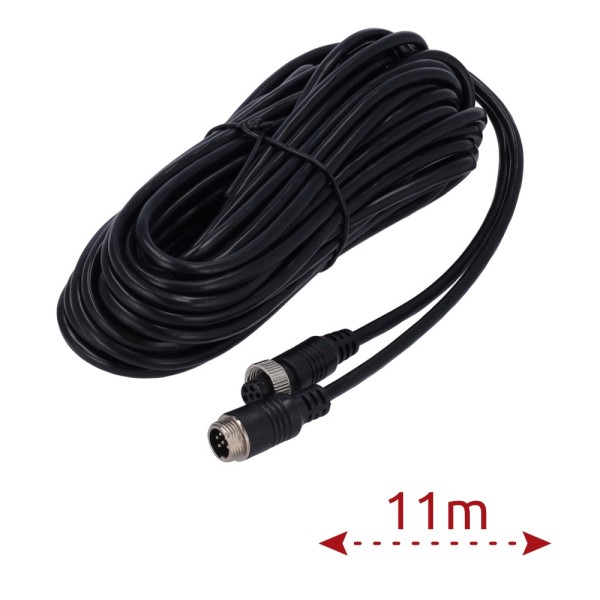 Comprar OEM VW-6PIN-IP-110 Cable para cámaras IP - Conector M12 aviación - 6 Pines - Longitud 11m - Macho - Hembra