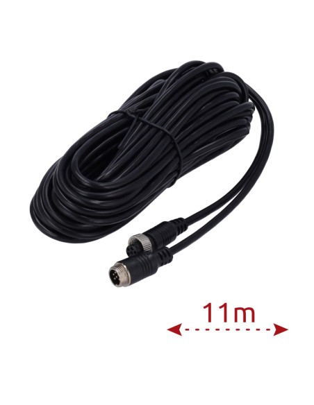 Comprar OEM VW-6PIN-IP-110 Cable para cámaras IP - Conector M12 aviación - 6 Pines - Longitud 11m - Macho - Hembra