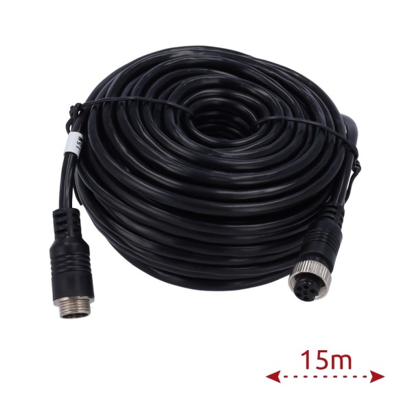Comprar OEM VW-6PIN-IP-150 Cable para cámaras IP - Conector M12 aviación - 6 Pines - Longitud 15m - Hembra - Hembra