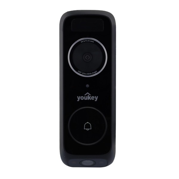 Acheter YOUKEY YOK-DB312 Youkey vidéophone à double caméra Wi-Fi - Objectif supérieur : 3 MP | 2,4 mm | 160° - Objectif inférieu