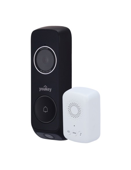 Comprar YOUKEY YOK-DB322 Youkey Videotimbre Dual Cam Wi-Fi  - Lente superior: 3 MP | 2.4 mm | 160º - Lente inferior: 2 MP | 2.4 