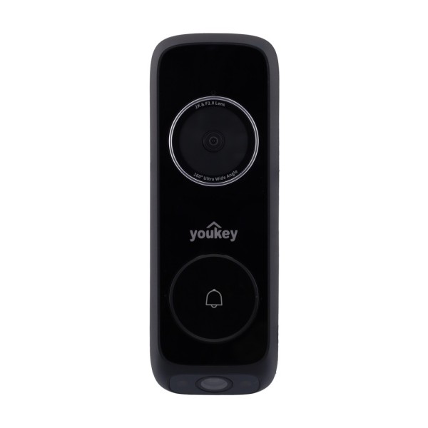 Acquista YOUKEY YOK-DB322 Youkey Videocitofono Dual Cam Wi-Fi - Lente superiore: 3 MP | 2,4 mm | 160º - Lente inferiore: 2 MP | 