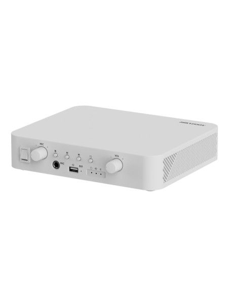 Acheter HIKVISION DS-QAE1A40G1-VB Amplificateur réseau - Fonctions de mixage de base - Lecteur USB / BT / MIC / RCA - Potentiomè