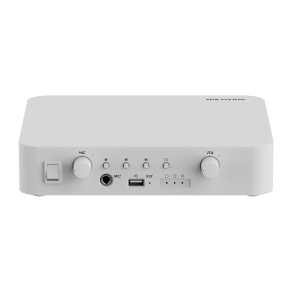 Acheter HIKVISION DS-QAE1A40G1-VB Amplificateur réseau - Fonctions de mixage de base - Lecteur USB / BT / MIC / RCA - Potentiomè