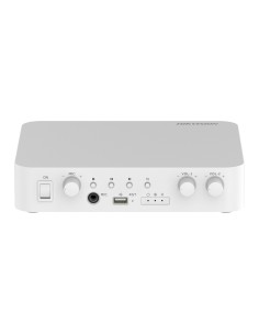 Comprar HIKVISION DS-QAE1A80G1-VB(B) Amplificador en red - Funciones mezcladoras básicas - Reproductor USB / BT / MIC / RCA  - P 2