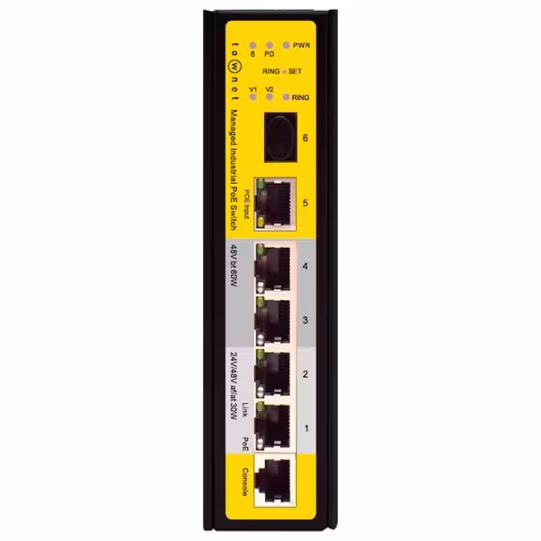 Acquistare OEM TOW-TW-SB5-POE 5 porte 10/100/1000Base-T RJ45, 1 o 4 porte - buffer fino a 4 Mbit, supporta trasmissione 4K - Ad