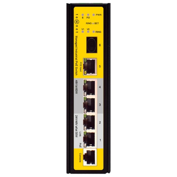 Comprar TOWNET TOW-TW-SB5-POE 5 puertos 10/100/1000Base-T RJ45, 1 o 4 puertos  - Búfer de hasta 4 Mbit, admite transmisión 4k  -