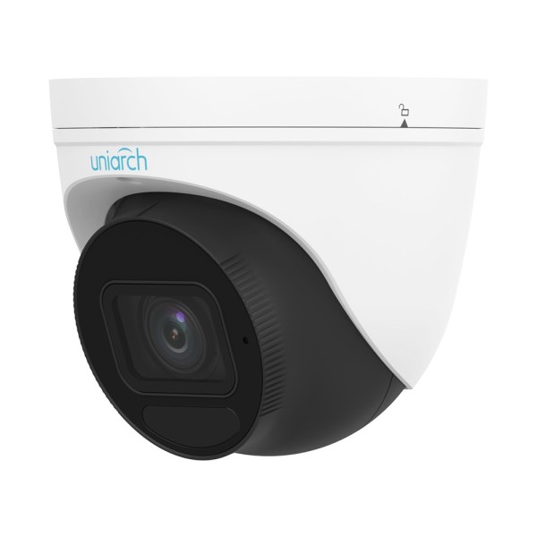 Acheter UNIARCH UV-IPC-T314-ADZK Caméra IP Turret | Uniarch - 4 MP | Objectif 2,8~12 mm | microSD 512 Go - IR 30 m | WDR 120 dB 