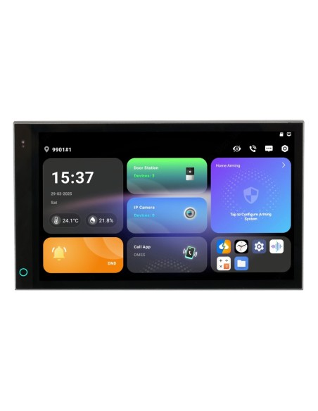 Acheter DAHUA SCP3022A-B Panneau de contrôle intérieur tactile 7" à 2 fils, Wi‑Fi, avec Android 14