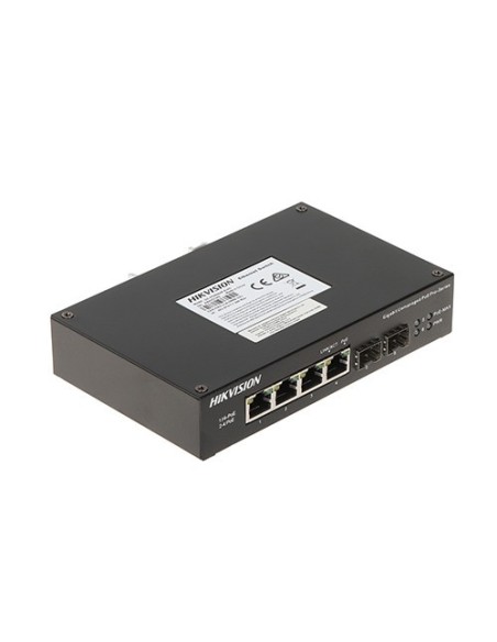 Acheter HIKVISION BASIC DS-3T0506HP-E-HS HIKBASIC. Switch industriel 3 ports PoE Gb 1 port Gb Hi-PoE 2 ports FO Gb SFP dist