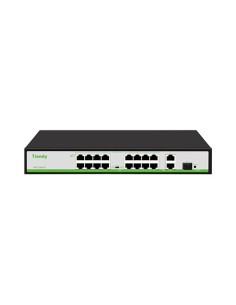 Acheter TIANDY TC-P3S019 TIANDY. Switch commercial 16x100Mb PoE + 2xGb RJ45 + 1xSFP.