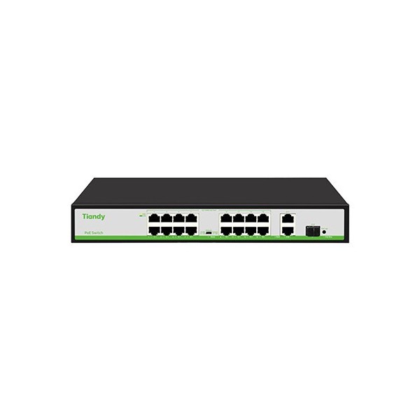 Acquistare TIANDY TC-P3S019 TIANDY. Switch commerciale 16x100Mb PoE + 2xGb RJ45 + 1xSFP.