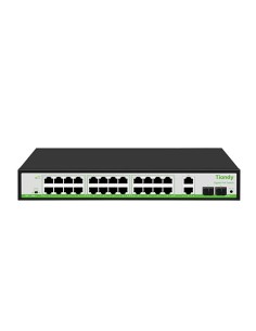 Acheter TIANDY TC-P3S028 TIANDY. Switch commercial 24xGb PoE + 2xGb RJ45 + 2xSFP.