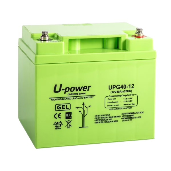 Acquistare MASTER BATTERY BATT-1240-U Upower - Batteria ricaricabile - Tecnologia piombo-acido AGM - Tensione 12 V - Capacità 40