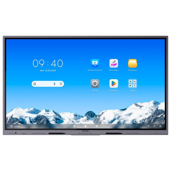 Acquistare HIKVISION DS-D5C86RB/A2L monitor interattivo da 86" - Risoluzione 4K - Android 14 e Google EDLA - Processore Octa-Cor