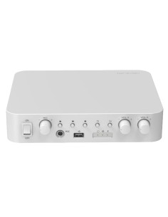 Comprar HIKVISION DS-QAE0A60G1-VB Amplificador analógico - Funciones mezcladoras básicas - Reproductor USB / BT / MIC / RCA  - P