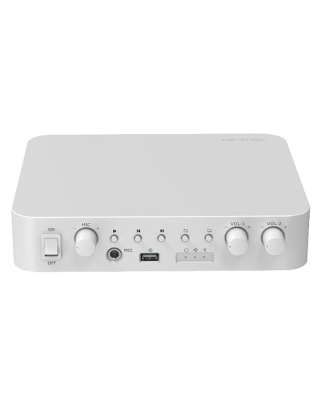 Acheter HIKVISION DS-QAE0A60G1-VB Amplificateur analogique - Fonctions de mixage de base - Lecteur USB / BT / MIC / RCA - P