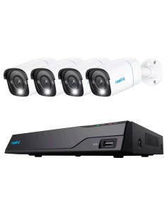 Comprar REOLINK RL-NVS8-POE-8MB4 Reolink Kit NVR PoE + 4 cámaras 8MP PoE 2TB - 8MP (3840X2160) - Deteccion Humanos / Mascotas / 