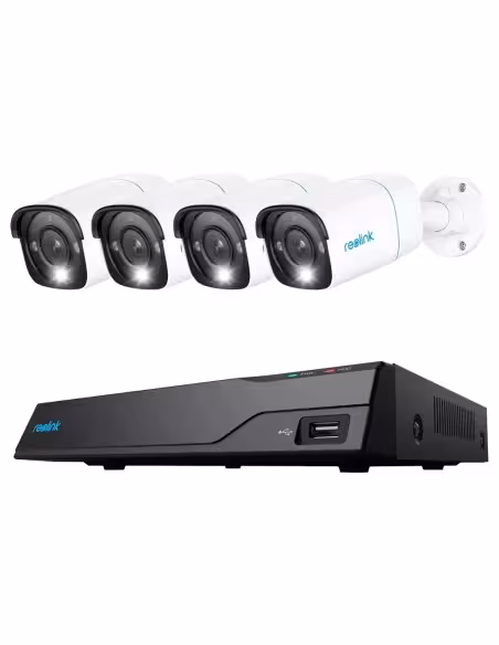 Comprar REOLINK RL-NVS8-POE-8MB4 Reolink Kit NVR PoE + 4 cámaras 8MP PoE 2TB - 8MP (3840X2160) - Deteccion Humanos / Mascotas / 