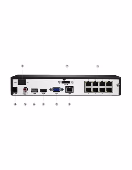 Comprar REOLINK RL-NVS8-POE-8MB4 Reolink Kit NVR PoE + 4 cámaras 8MP PoE 2TB - 8MP (3840X2160) - Deteccion Humanos / Mascotas / 