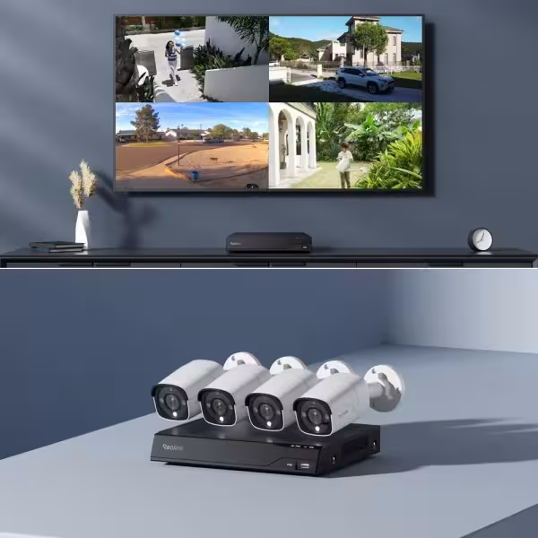 Comprar REOLINK RL-NVS8-POE-8MB4 Reolink Kit NVR PoE + 4 cámaras 8MP PoE 2TB - 8MP (3840X2160) - Deteccion Humanos / Mascotas / 