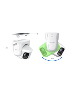 Acheter REOLINK RL-RP-PCT16MD-POE-W Caméra IP Reolink à double objectif 16M PoE - 16MP (7680x2160) à 25 ips - PoE / lumière LED  2