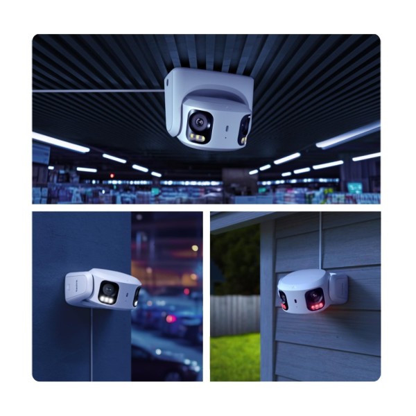Acheter REOLINK RL-RP-PCT16MD-POE-W Caméra IP Reolink à double objectif 16M PoE - 16MP (7680x2160) à 25 ips - PoE / lumière LED 