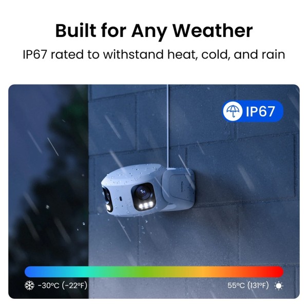Comprar REOLINK RL-RP-PCT8MD-POE-W Reolink Cámara IP Doble lente 8M PoE  - 8MP (5120x1552) @ 30FPS | 4K Ultra HD  - PoE / Luz LE