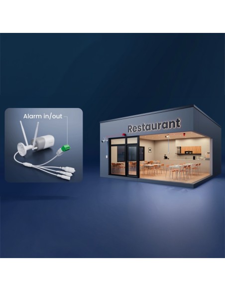 Acquistare REOLINK RL-RP-WCB8MZ-W Reolink Telecamera Dual WiFi - 8MP (3840x2160) - IR 30 m / Dual WiFi - Rilevamento IA del Movi