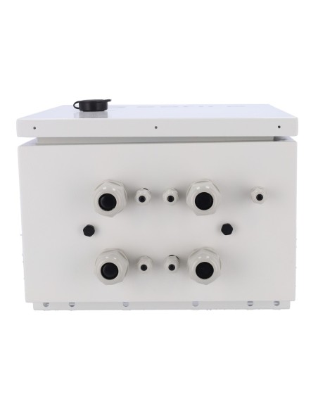 Acheter SAFIRE SF-BOX3030DC4POE-LITIO Smartbox solaire avec entrée <45VDC - Télécommande par logiciel - Switch POE avec 2 ports