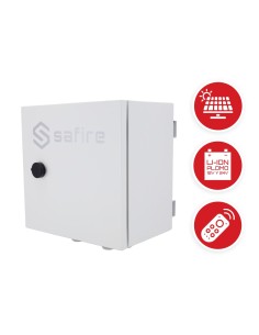 Comprar SAFIRE SF-BOX3535DC4POE-LITIO Smartbox Solar con entrada <55VDC - Control remoto por software - Switch POE con 2 boca