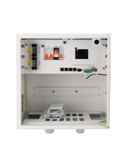 Acheter SAFIRE SF-BOX3535DC4POE-LITIO Smartbox solaire avec entrée <55VDC - Télécommande par logiciel - Switch POE avec 2 ports