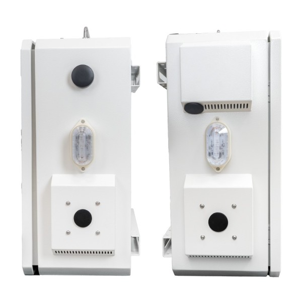 Acheter SAFIRE SF-BOX5038DUAL8POE-UPS Smartbox métallique IP66 double (solaire et 220V AC) - Serrure électronique avec Bluetooth